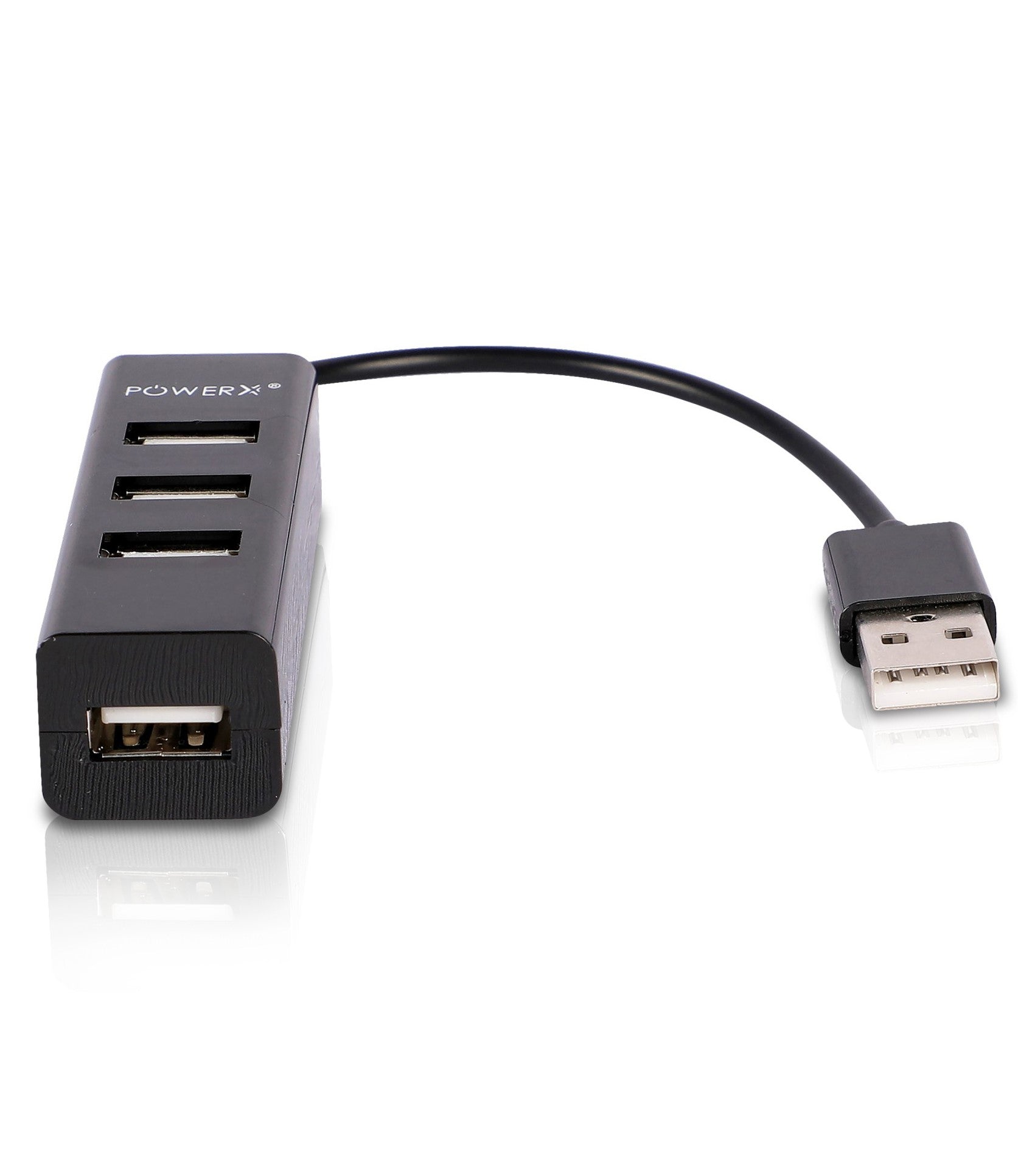 USB 4 PORT HUB 2.0 BLK