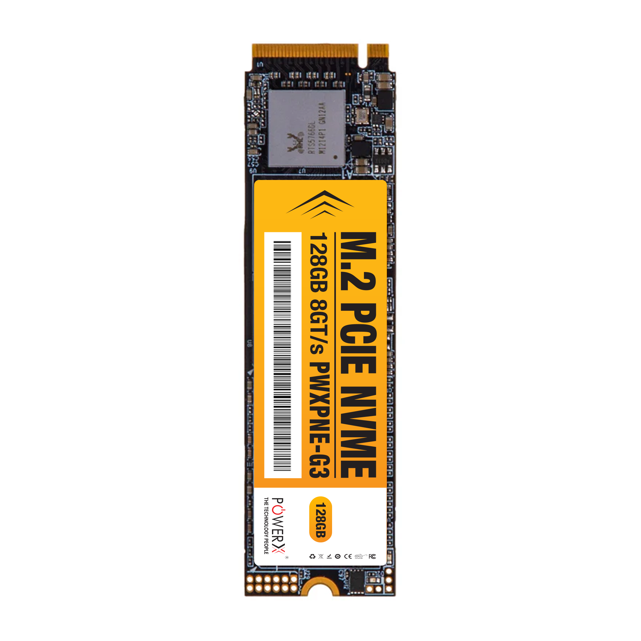 M.2. PCIE NVME 128 GB SSD