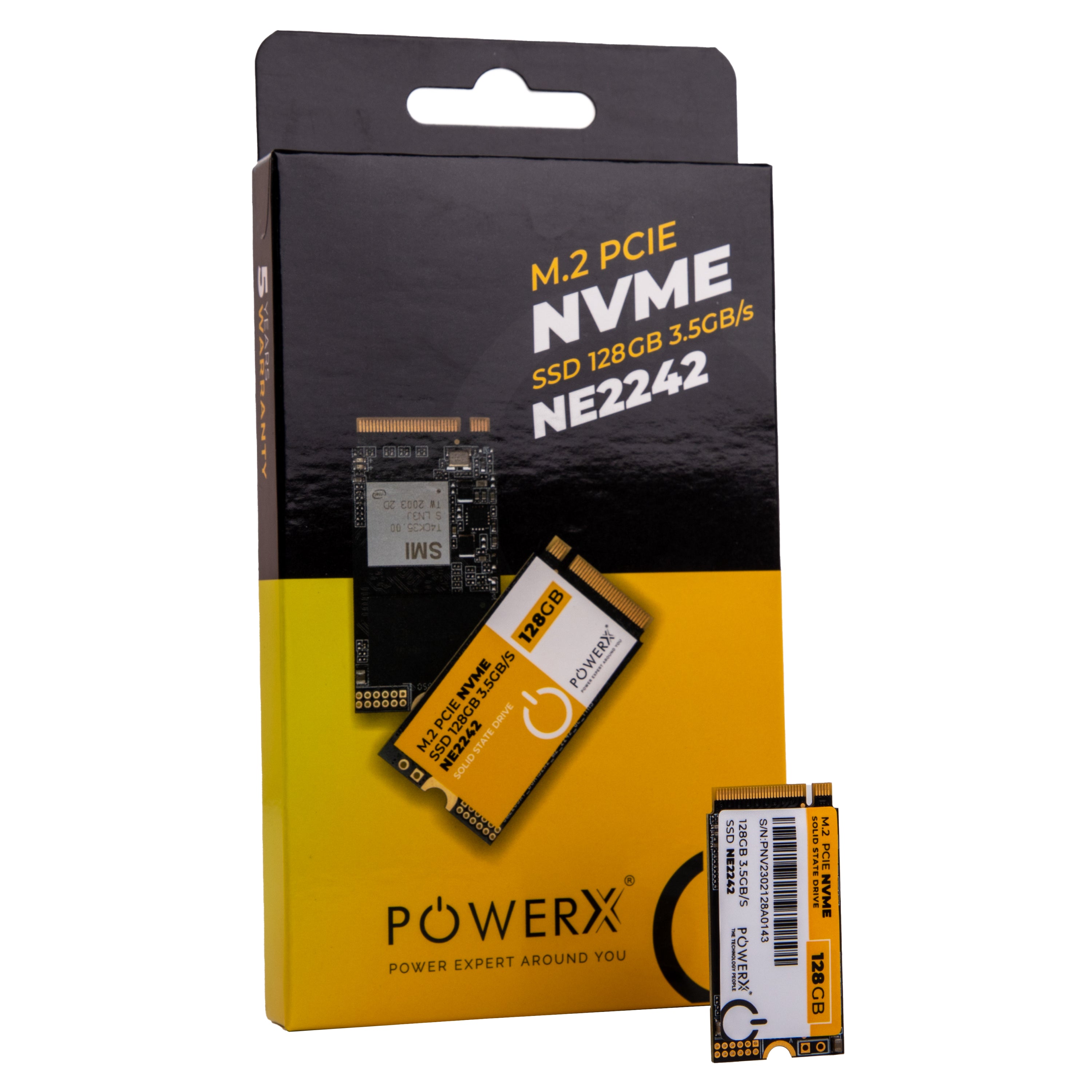 2242 M.2 PCIE NVMe128GB SSD - PowerX