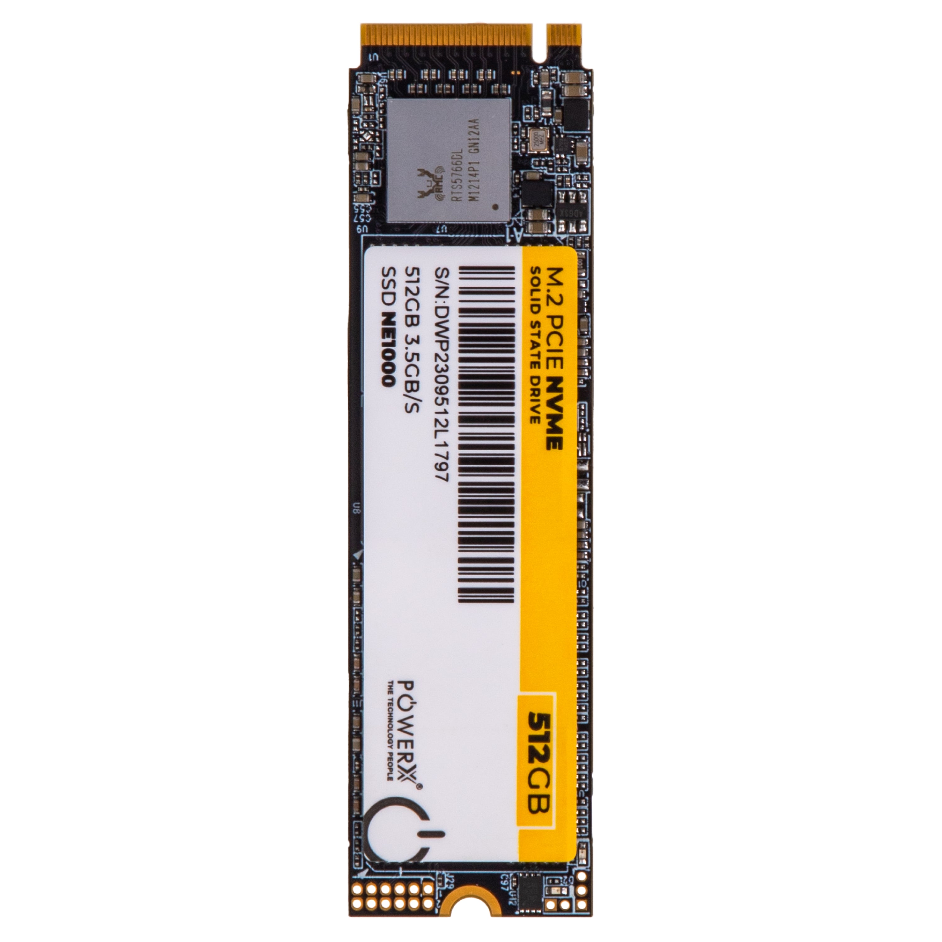 M.2. PCIE NVME 512 GB SSD - PowerX