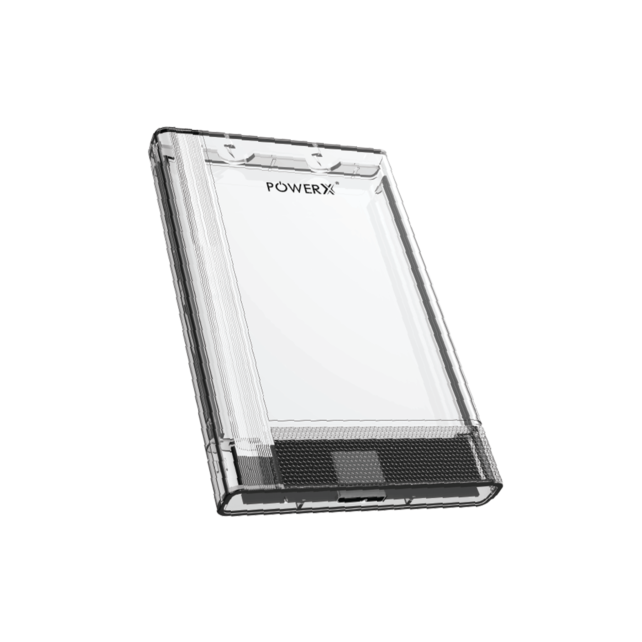 TRANSPARENT 2.5" USB 3.0 to SATA ENCLOSURE - PowerX - The Technology People